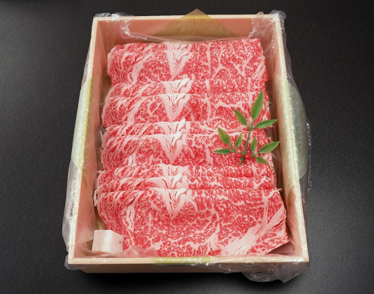 国産黒毛和牛 ローススライス 500g すき焼き しゃぶしゃぶ 京丹波平井牛 京都丹波産