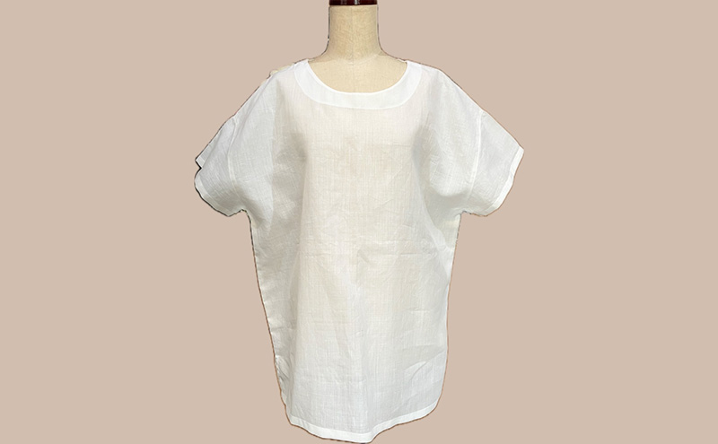 雪さらし体験【Tシャツ】ファッション 洋服 シャツ からむし生地 涼感 通気性 漂白 殺菌 体験型 冬 雪 信濃川 新潟県 十日町市