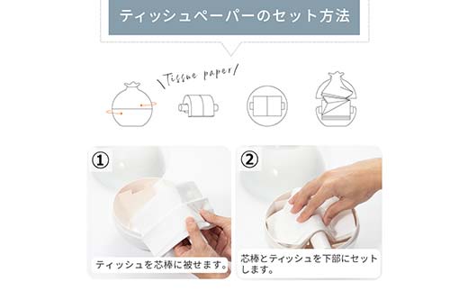 ペーパーポット（ティッシュケース）マットブラック ギフト プレゼント ティッシュ トイレットペーパー ケース F6P-2615