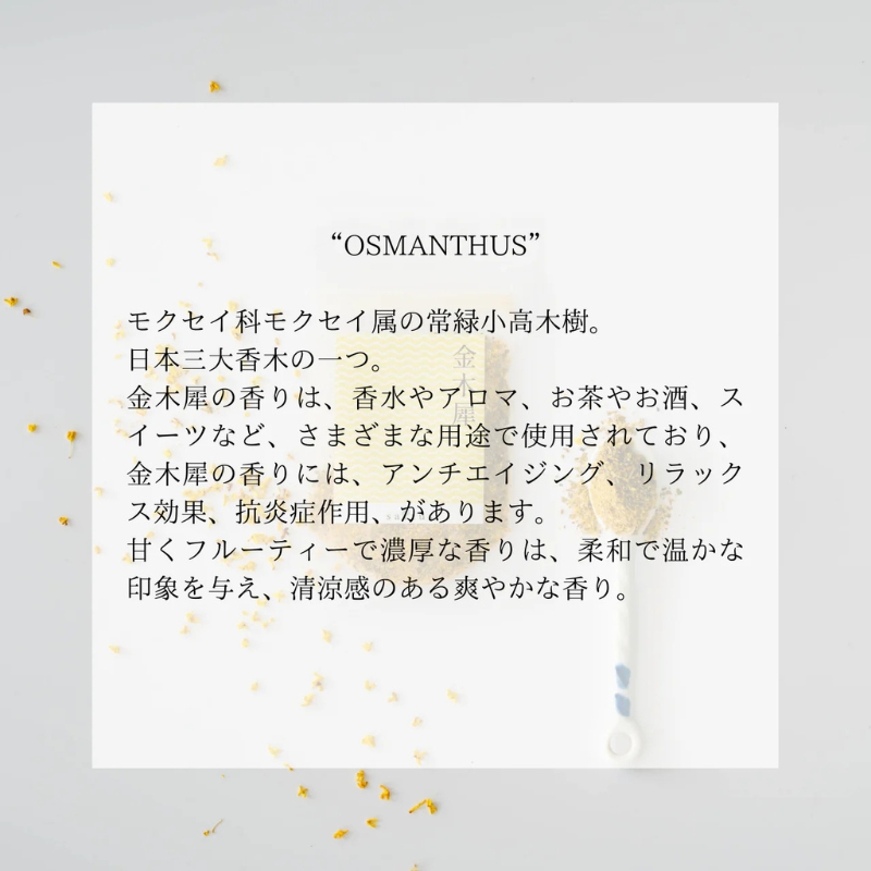 金木犀　FORESTEA＆saltus ハーブティーとスパイスセット