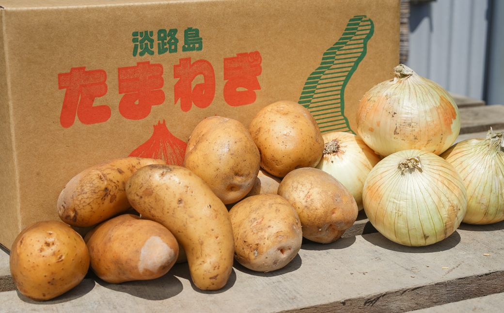 名手農園の淡路島特産農園セット【淡路島産玉ねぎとじゃがいも】