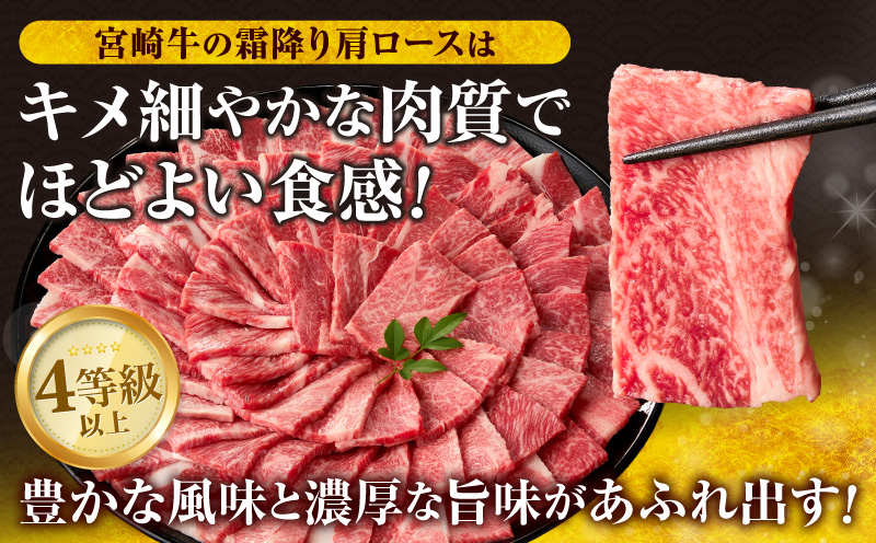 宮崎県日南市のふるさと納税 数量限定 宮崎牛 霜降り 焼肉 計1kg 肉質等級4等級以上 牛肉 黒毛和牛 国産 食品 おかず 最高級 ブランド牛 焼き肉 BBQ バーベキュー キャンプ 人気 おすすめ 記念日 贈り物 お取り寄せ ミヤチク 宮崎県 日南市 送料無料_D112-25