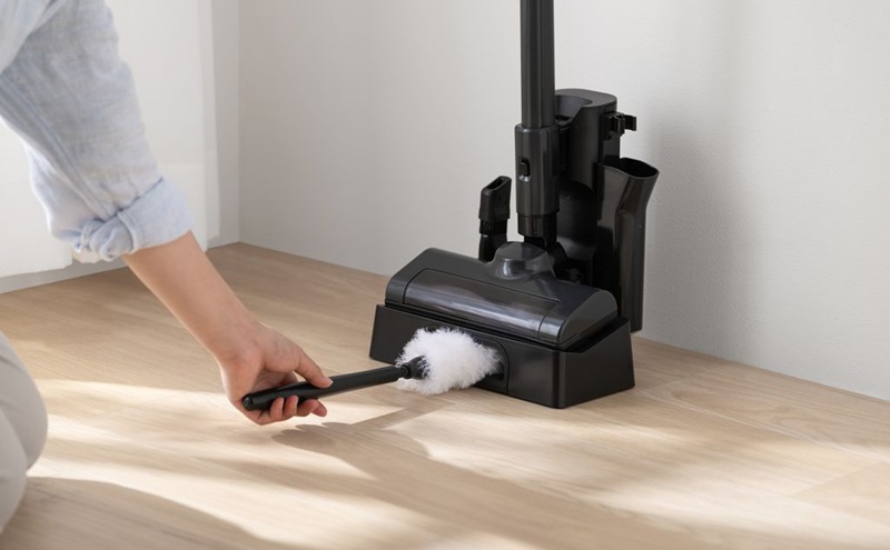 掃除機 充電式サイクロンスティッククリーナー SCD-185PM-BH ナチュラルブラック コードレス サイクロン アイリスオーヤマ スタンド 充電スタンド モップ ハンディクリーナー スティッククリーナー 2way サイクロンクリーナー 一人暮らし 新生活