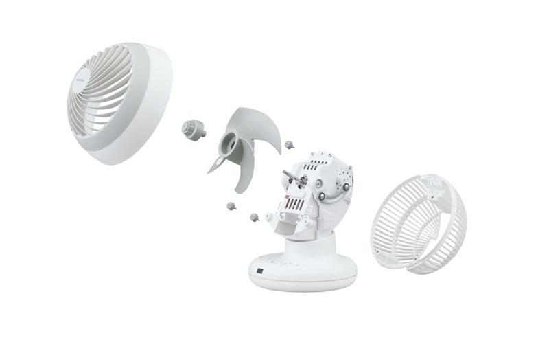 サーキュレーター DCボール型サーキュレーター PCF-BD15TEC-W ホワイト dc アイリスオーヤマ パワフル 上下左右自動首振り 風量5段階 切タイマー 節電 コンパクト かくはん お手入れ簡単 分解 水洗い リモコン キッチン 寝室 デスク おしゃれ