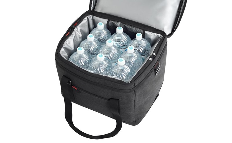 クーラーボックス HUGEL エアロゲルソフトクーラーボックス AGSC-40C チャコールグレー 40L エアロゲル アイリスオーヤマ  保冷バッグ 小型 大型 保冷力 部活 ソフトクーラーボックス アウトドア クーラーバッグ スポーツ キャンプ