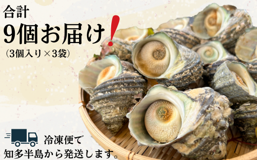 岬だよりの＜味付き＞温めるだけで本格サザエのつぼ焼き