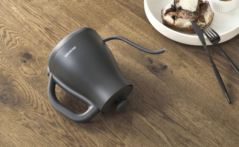 ケトル 湯漏れ防止ドリップケトル温調タイプ IKE-C800T-H アイリスオーヤマ 電気ケトル 温度調節付 電気ポット 温度調節 細口ノズル ポット お湯 湯沸し 湯沸かし 保温 紅茶 ティー コーヒー 珈琲 茶 キッチン家電 おすすめ 人気