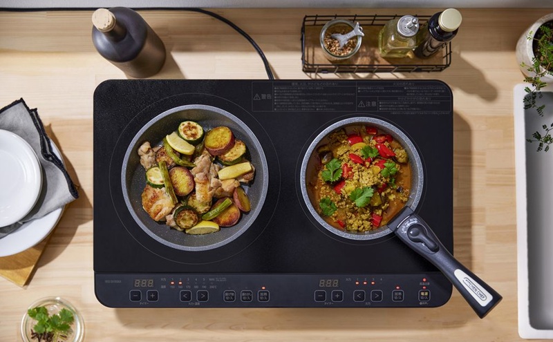 IH 2口IHコンロ IHK-WT41-B IHクッキングヒーター IHコンロ アイリスオーヤマ 2口コンロ コンパクト 工事不要 調理 調理家電 キッチン キッチン家電 台所 ギフト プレゼント お祝い 新生活 おすすめ 人気 新生活