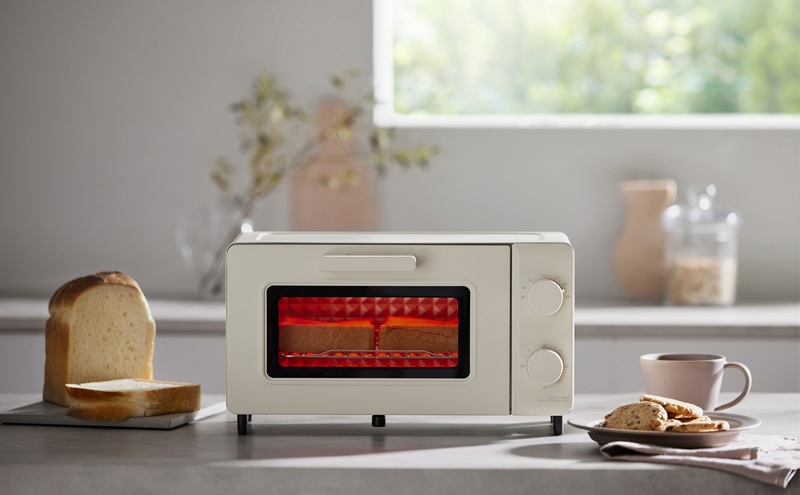 オーブントースター(2枚焼き) EOT-201-C アイボリー トースター 2枚 小型 2枚焼き アイリスオーヤマ プレゼント オーブン トースター食パン 調理 朝食  家電 電化製品 新生活 一人暮らし