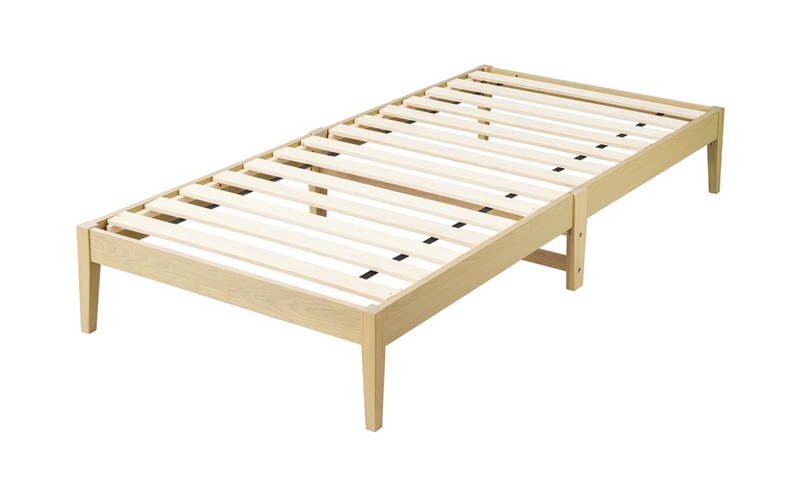 ベッド 組立簡単すのこベッド ヘッドレス ESB01-S ナチュラル すのこ シングル 通気性 組み立て簡単 組立