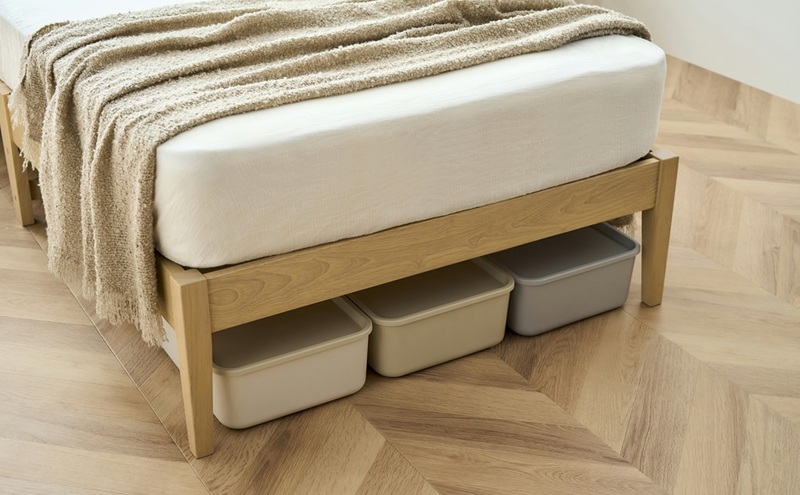 ベッド 組立簡単すのこベッド ヘッドレス ESB01-S ナチュラル すのこ シングル 通気性 組み立て簡単 組立