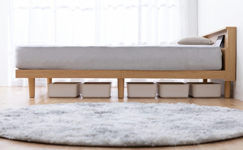 ベッド すのこベッドＳ SNB-S ナチュラル アイリスオーヤマ すのこ S シングル ヘッドボード付き 2口コンセント 宮付き 宮棚付き ベッドフレーム 通気性 新生活