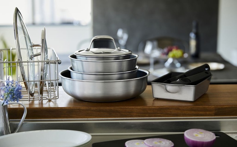 フライパンセット ダイヤモンドグレイス 10点セット DG-S10S シルバー アイリスオーヤマ ダイヤモンドコートパン なべ 料理 ダイヤモンドコーティング 耐摩耗性 調理器具 ih ガス オーブン対応 卵焼き機 エッグパン 取っ手外せる