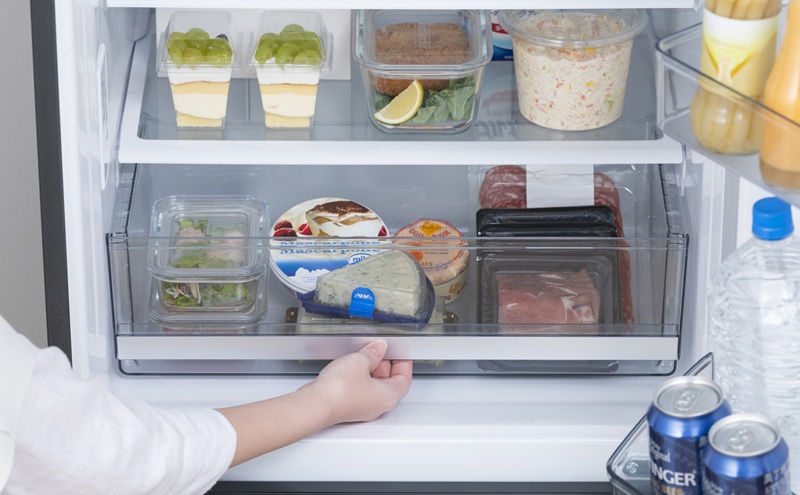 冷蔵庫 冷凍冷蔵庫 371L IRSN-37A-B ブラック 大型 冷凍室 アイリスオーヤマ 急冷モード 野菜室 ファン式 自動霜取り 霜取り不要 2人暮らし 家庭用 新生活 ブラック 黒 冷凍冷蔵庫