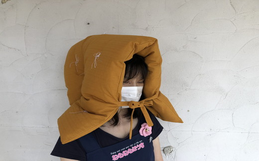 防災頭巾としても使用できる座布団【CW48W】
