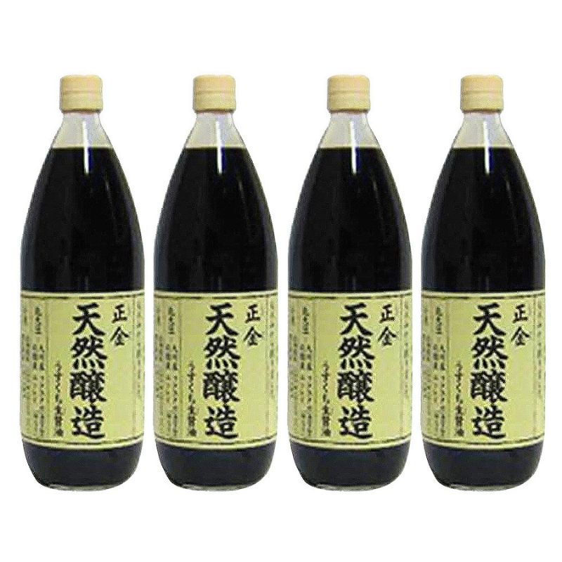 小豆島 桶（こが）仕込 天然醸造醤油 正金醤油　　うすくち生醤油 500ml　4本入