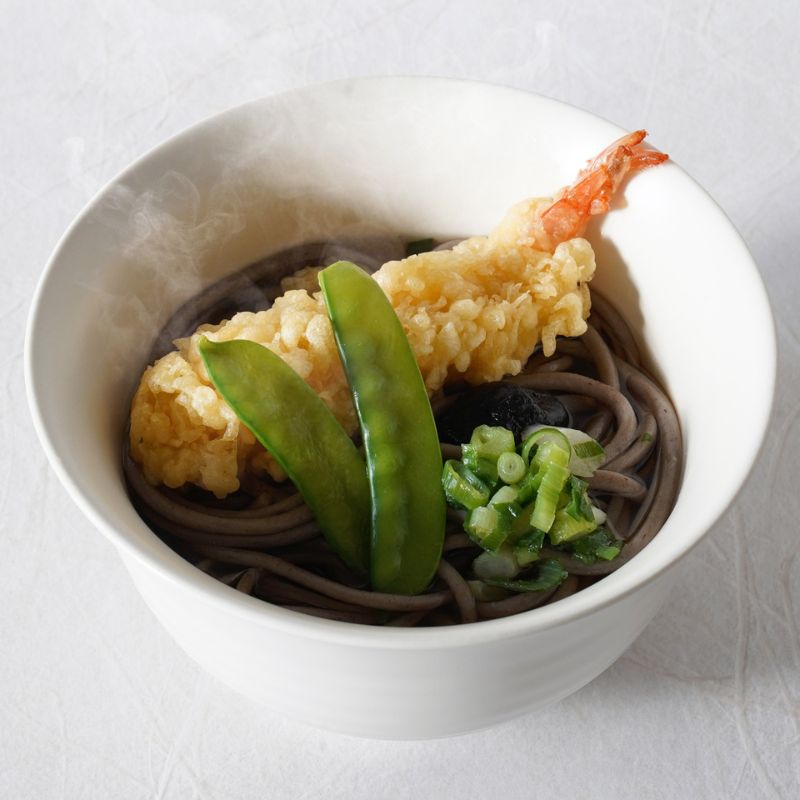 さぬき小豆島　手延冷凍調理そば6食セット（えび天２/牛肉２/かきあげ２）