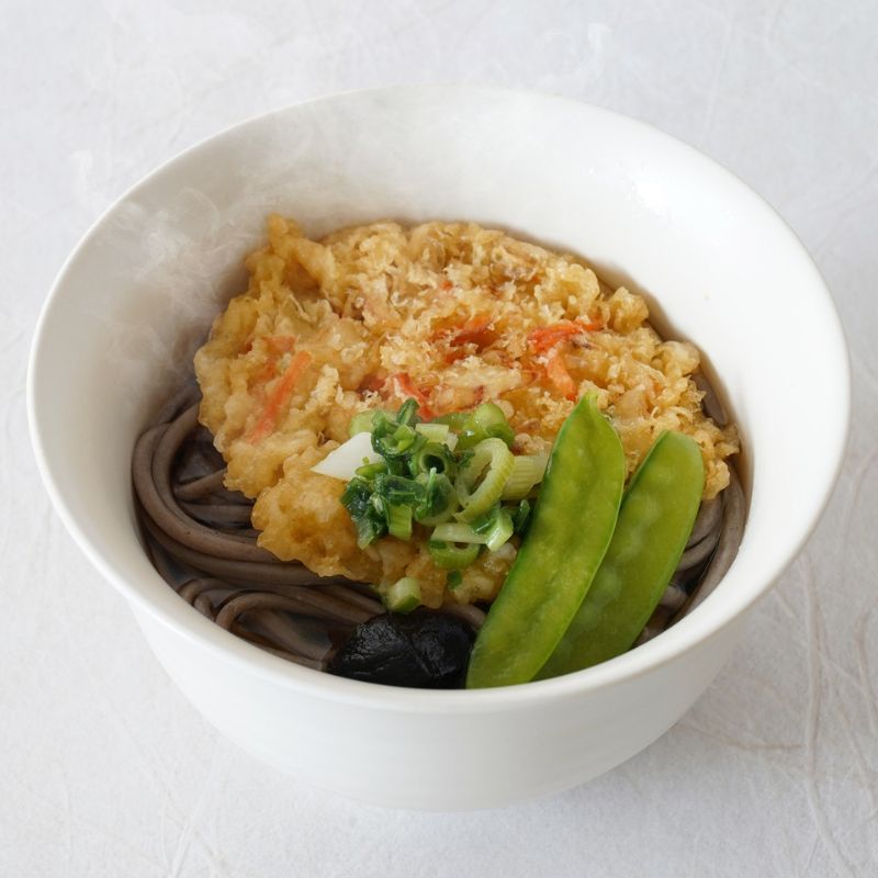 さぬき小豆島　手延冷凍調理そば6食セット（えび天２/きつね２/かきあげ２）