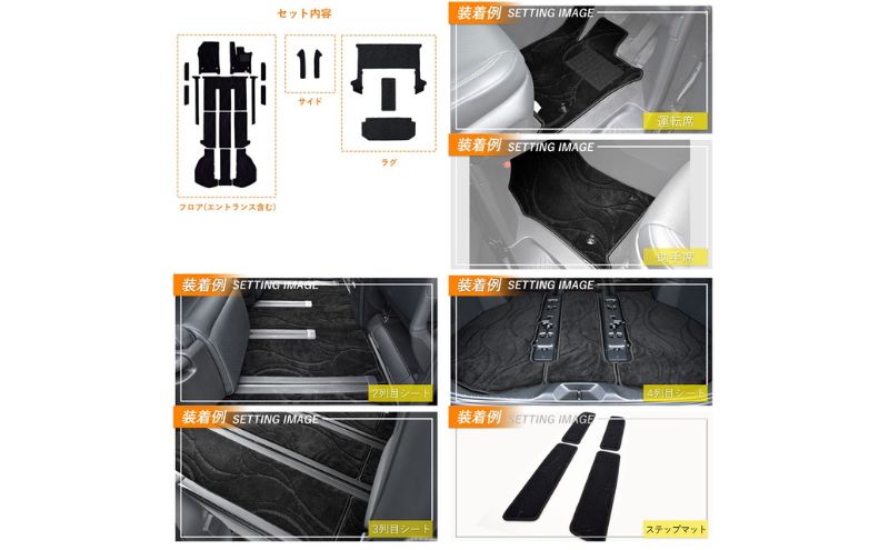 【ふるさと納税】70周年用 トヨタ 40系 45系 アルファード / ヴェルファイア / 専用フロアマット アルファードとヴェルファイア　選択 (ビス留め / マジックテープ留め) フロアマット マット カーマット マット アクセサリー 内装 ガソリン ハイブリッド