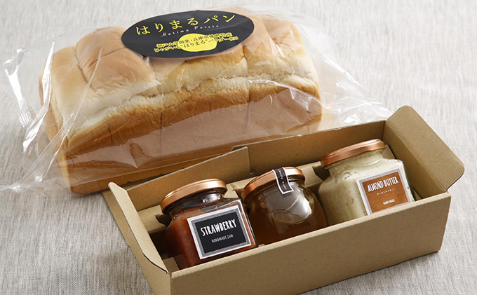 季節のジャム、百花はちみつ、アーモンドバターよくばり3点セットwithはりまる食パン 蜂蜜 ハチミツ 