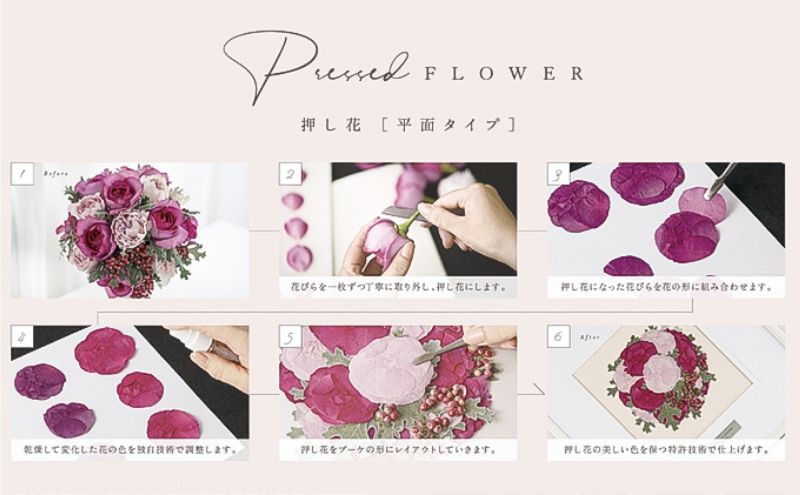 想い出が宿る押し花額サイズL【スタイリッシュシルバー】 押し花 額装 プロポーズ 誕生日 結婚記念日 卒業式 開業祝い 退職祝い 母の日 父の日 お祝い ギフト プレゼント 愛知県 日進市