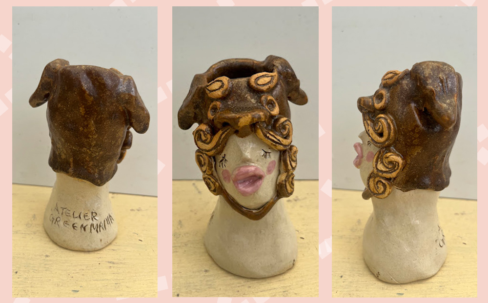 シーサーガールズ （花瓶）