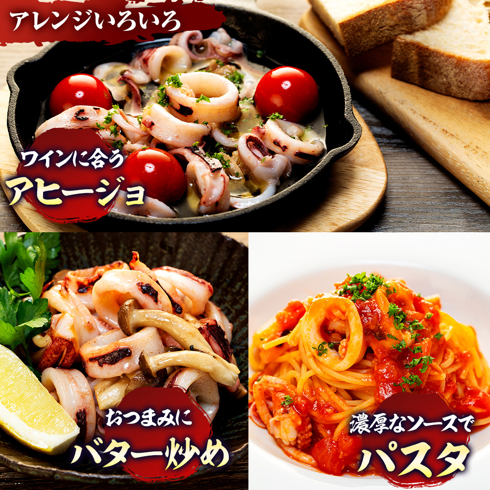 愛知県産　剣先イカ(アカイカ)3袋