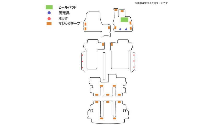 【ふるさと納税】三菱 デリカD:5 デリカD5 デリカ D5 / 専用フロアマット フロアマット フロアーマット カーペットマット マット カーマット スタンダード生地 アクセサリー 内装 ディーゼル 寒冷 シャモニー 7人 8人
