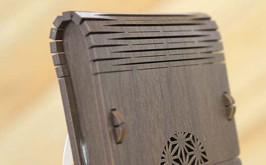 FKK22-142_ お守りケース長方形 ウォルナット