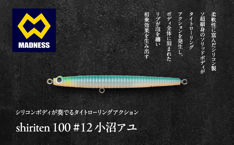 シリテン 100 #12 小沼アユ[釣り、ルアー、釣り具、スポーツ]雑貨 日用品