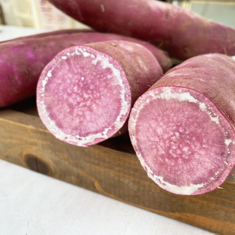 【先行予約】鹿畑ポテト小屋の生さつまいも ふくむらさき 計 約5kg（４kg+約25％補償分）【鹿嶋市 減農薬 熟成 貯蔵 サツマイモ 紫いも 甘い 5キロ 10000円以内 1万円以内】 (KBR-12)