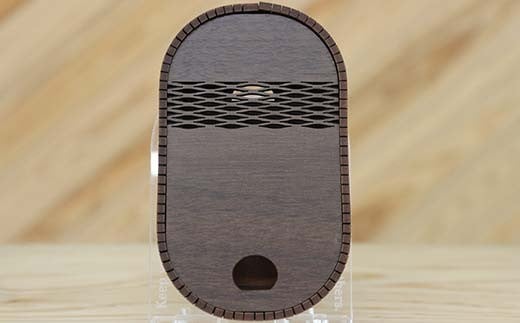 FKK22-148_ お守りケース楕円 ウォルナット