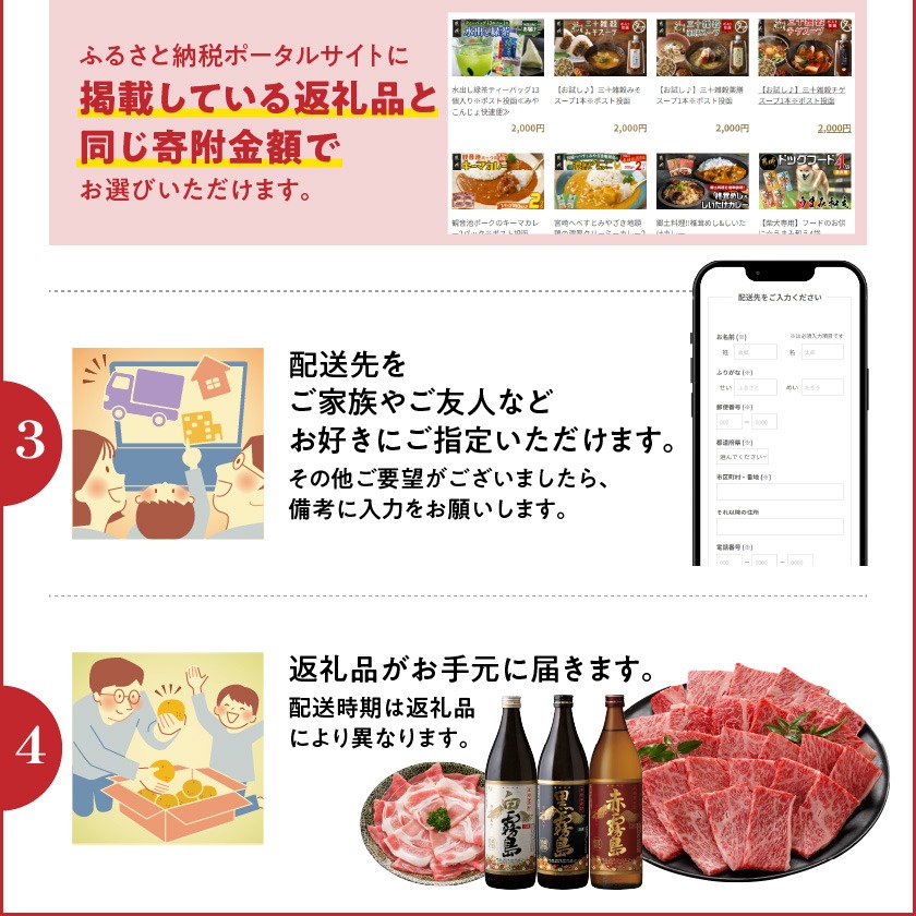 宮崎県都城市のふるさと納税 あとからセレクト【ふるさとギフト】1,000円_ASG-1000