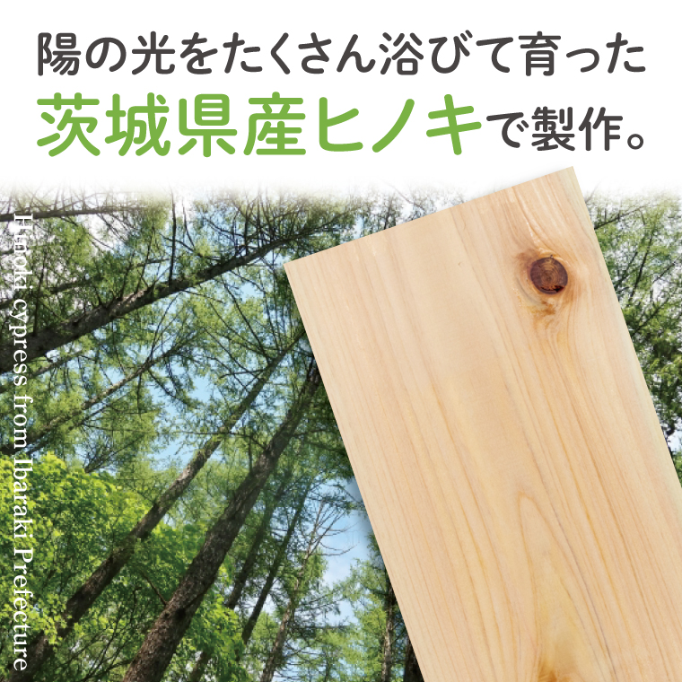 木製 スマホスタンド＆ペン立て【ヒノキ】 文具 インテリア ひのき(BH008)