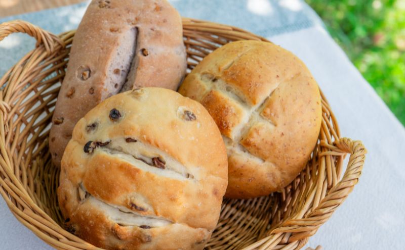 手づくり天然酵母大きな食事パンセット6種 詰め合わせ パン 手作り 天然酵母 国産小麦 自然発酵 京都