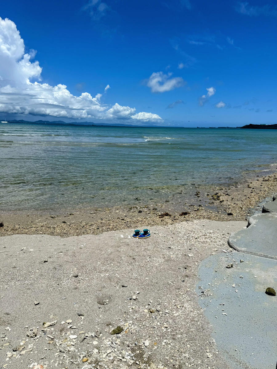 うるま陶器『カップ＆ソーサー：シンクロ率100%』