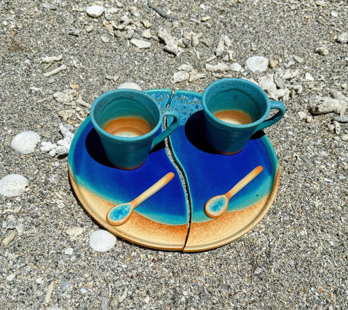 うるま陶器『カップ＆ソーサー：シンクロ率100%』