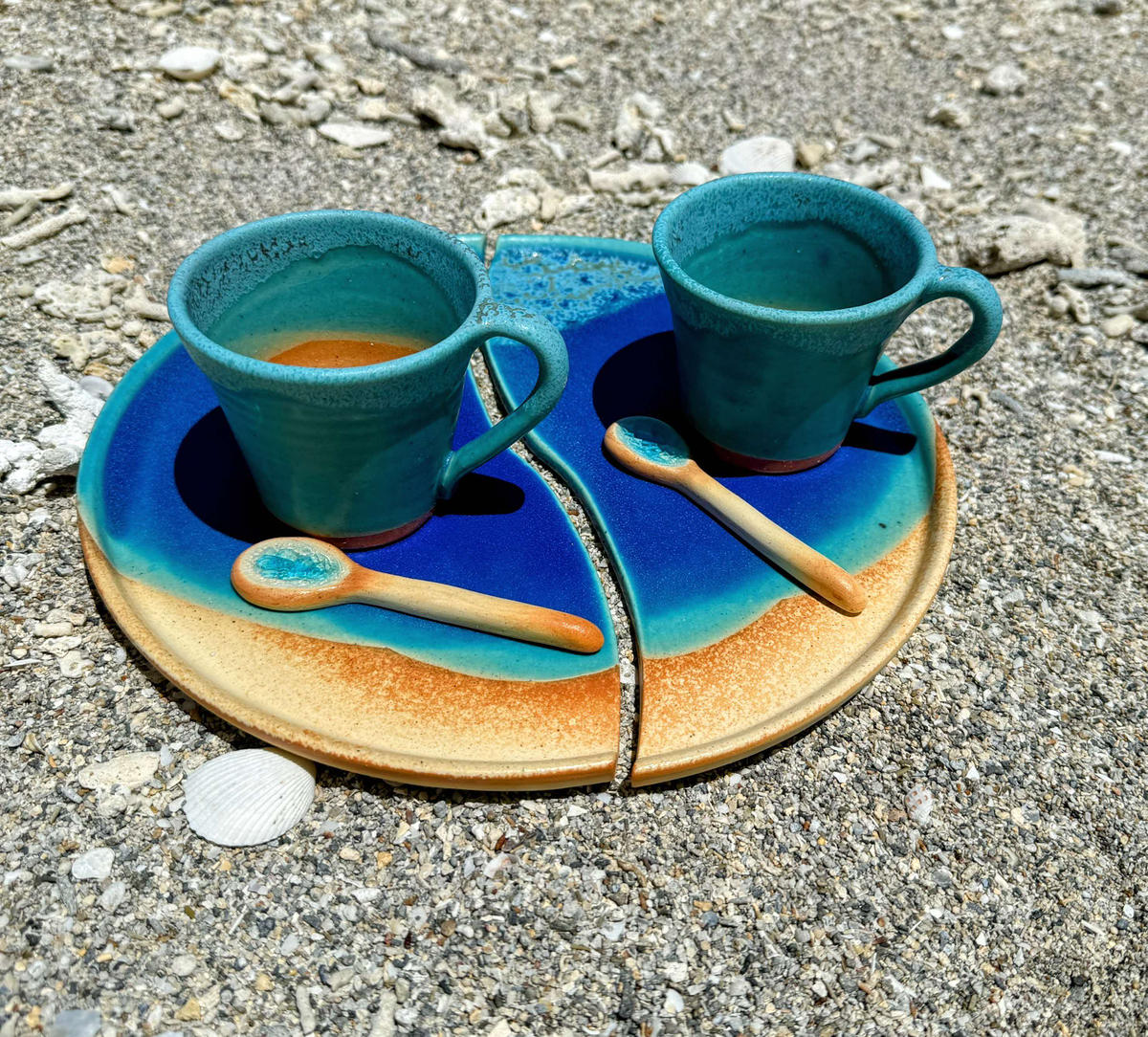 うるま陶器『カップ＆ソーサー：シンクロ率100%』