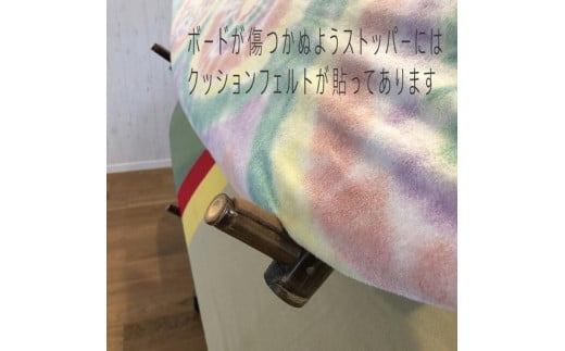 【受注生産】サーフボード バンブースタンド 2枚 | 幅 伸縮可能×奥行き44cm×高さ165cm 海 サーフィン サーファー サーフボード サップ 波乗り ラック サーフボードスタンド 竹素材 バンブー インテリア (KDF-16)