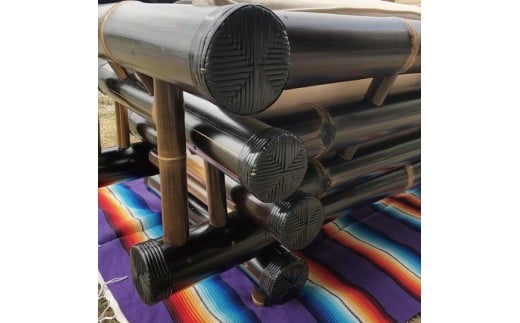 【受注生産】バンブーソファー3人がけ (KDF-31)