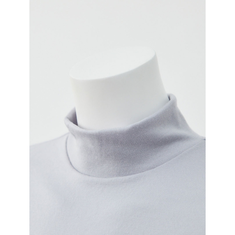 365日のメリノウールインナー advance ハイネック グレー