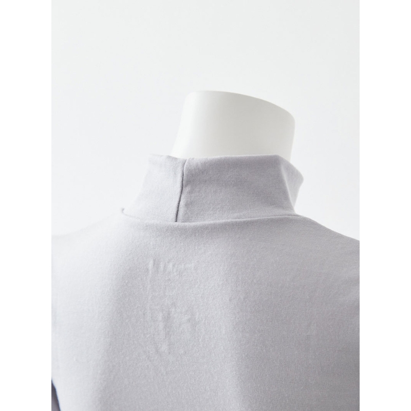 365日のメリノウールインナー advance ハイネック グレー