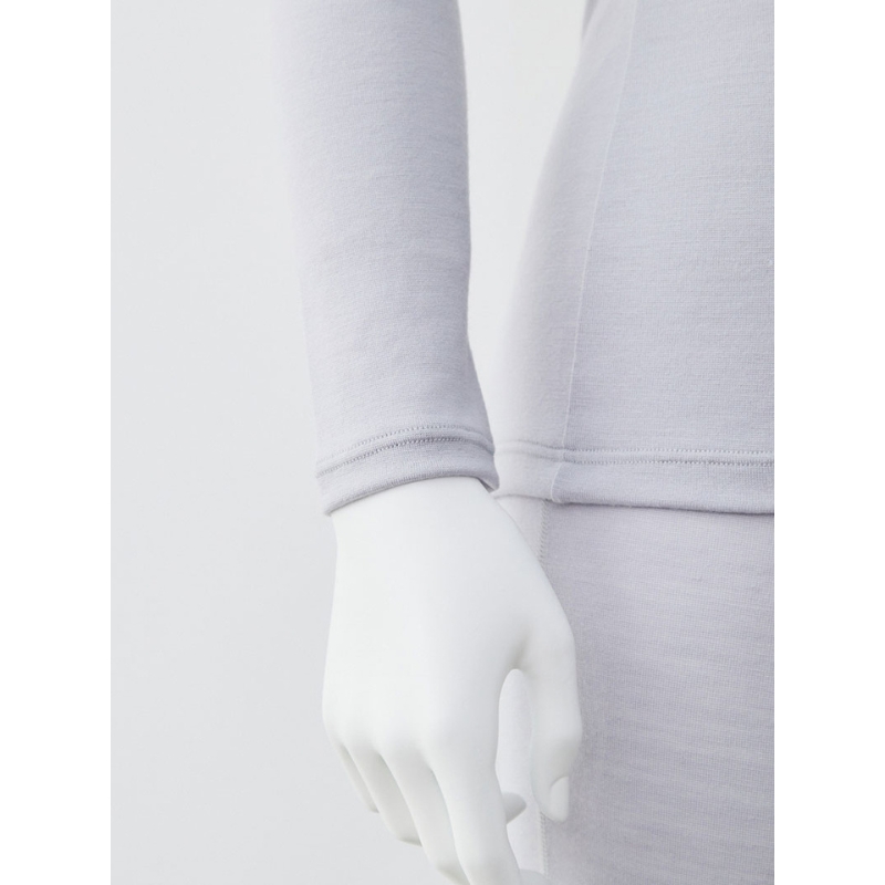 365日のメリノウールインナー advance ハイネック グレー