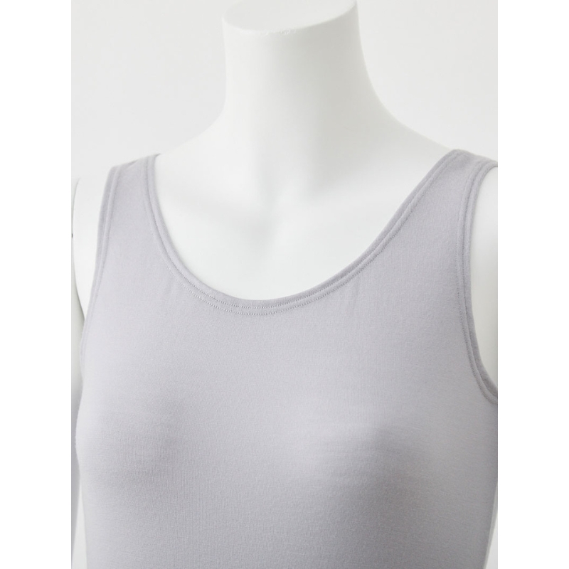 365日のメリノウールインナー advance タンクトップ グレー