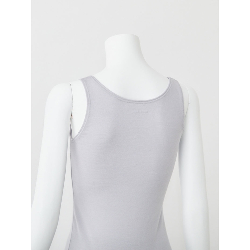 365日のメリノウールインナー advance タンクトップ グレー