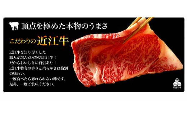 【4等級以上】厳選 近江牛 リブロースブロックカット 【1kg】【BS05W】