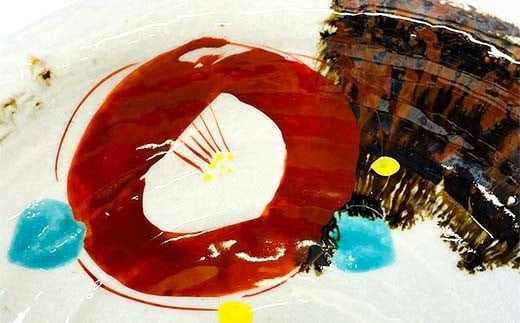 九谷焼 鉢 椿 伝統 工芸品 装飾品 盛り鉢 テーブルウェア 食器 プレゼント ギフト 贈り物 石川県 加賀市 F6P-2860