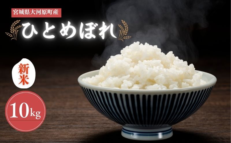 【宮城県大河原町】令和7年産 新米 宮城県大河原町産 ひとめぼれ 10kg 米 お米 精米 白米 こめ コメ 令和7年 宮城県産