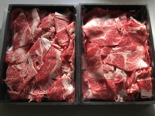 近江牛 切落し【1kg】【AB48W】