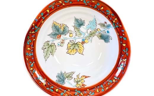 九谷焼 小鉢揃 木の実絵変り 5個組 小鉢 盛り鉢 テーブルウェア 食器 伝統 工芸品 装飾品 F6P-2856